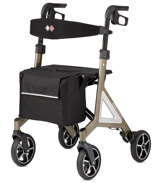 B+B, Bischoff & Bischoff, Alevo Country, Aluminiumrahmen, Gehhilfe, Rollator, medizinisches Hilfsmittel