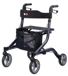 B+B, Bischoff & Bischoff, Capero, Aluminiumrahmen, Gehhilfe, Rollator, medizinisches Hilfsmittel