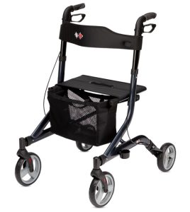 B+B, Bischoff & Bischoff, Capero, Aluminiumrahmen, Gehhilfe, Rollator, medizinisches Hilfsmittel